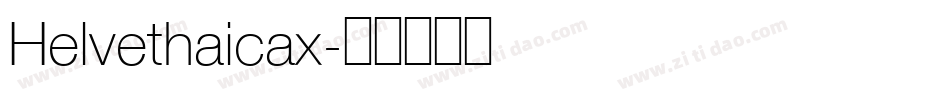 Helvethaicax字体转换