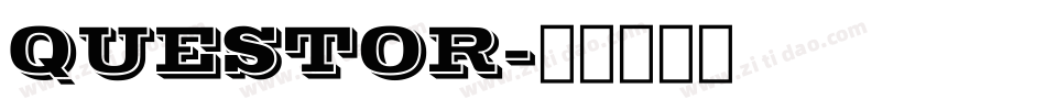 QUESTOR字体转换