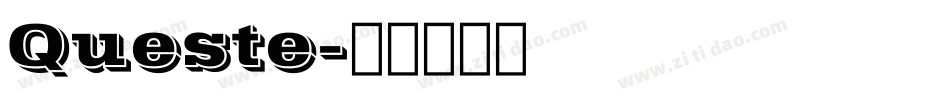 Queste字体转换