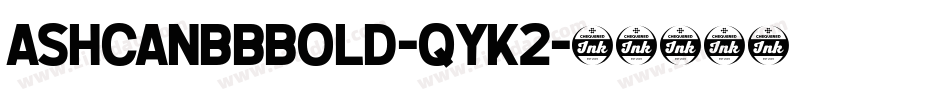 AshcanbbBold-qYK2字体转换