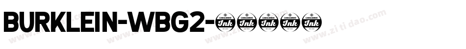 Burklein-wBG2字体转换