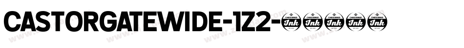 CastorgateWide-1Z2字体转换