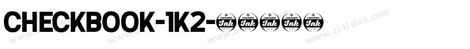 Checkbook-1K2字体转换