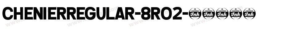 ChenierRegular-8rO2字体转换