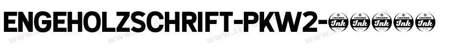 EngeHolzschrift-PKW2字体转换
