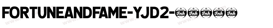 Fortuneandfame-YJD2字体转换