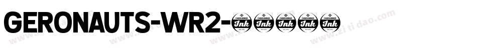 Geronauts-wR2字体转换