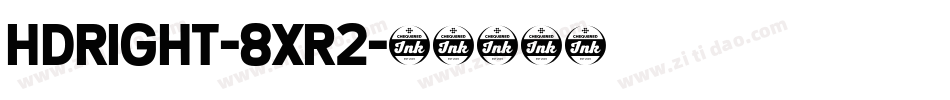 Hdright-8Xr2字体转换