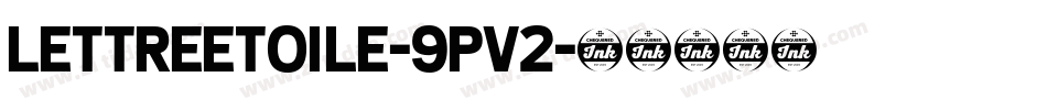 Lettreetoile-9pv2字体转换