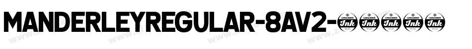 ManderleyRegular-8AV2字体转换