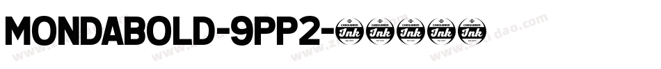 MondaBold-9pP2字体转换