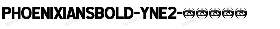 PhoenixiansBold-ynE2字体转换