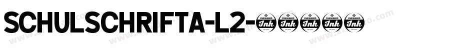 SchulschriftA-L2字体转换