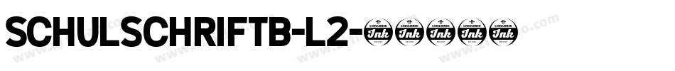 SchulschriftB-L2字体转换