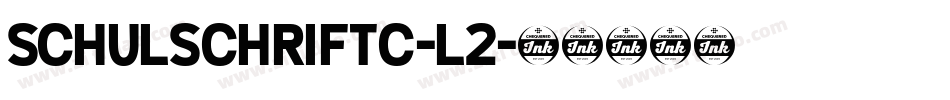 SchulschriftC-L2字体转换