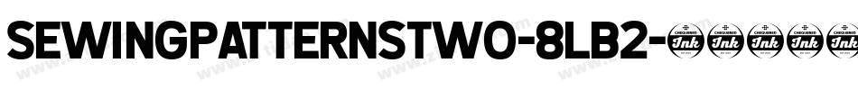Sewingpatternstwo-8LB2字体转换