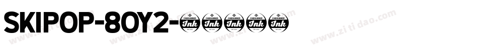 Skipop-8Oy2字体转换