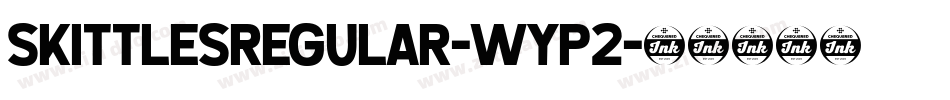 SkittlesRegular-wyp2字体转换