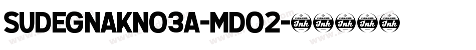 Sudegnakno3a-mDO2字体转换
