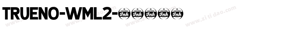 Trueno-wml2字体转换