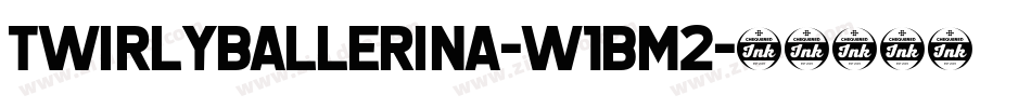TwirlyBallerina-w1BM2字体转换
