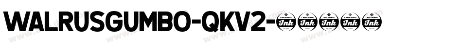 Walrusgumbo-qKV2字体转换