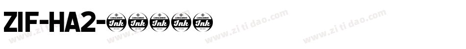 Zif-ha2字体转换