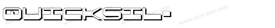 QUICKSIL字体转换