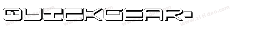 QuickGear字体转换