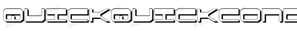 quickquickcond字体转换