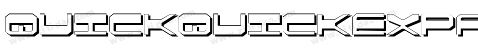 quickquickexpand字体转换