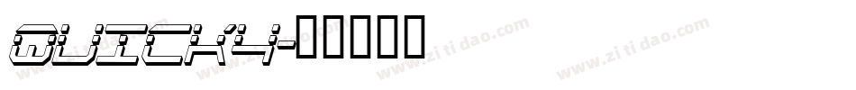 QUICK4字体转换