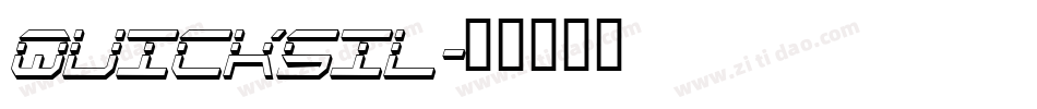 QUICKSIL字体转换