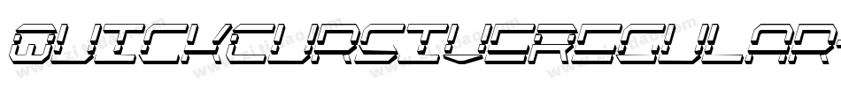QuickCursiveRegular-lzY0字体转换