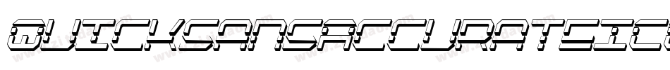 QuicksansAccurateICG字体转换