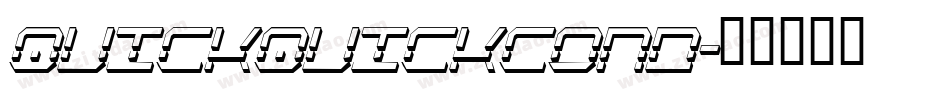 quickquickcond字体转换