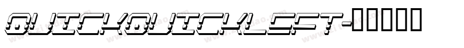 quickquickleft字体转换
