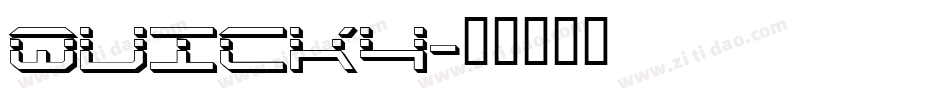 QUICK4字体转换