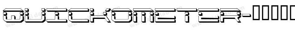 QUICKOMETER字体转换