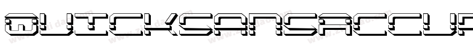 QuicksansAccurateICG字体转换