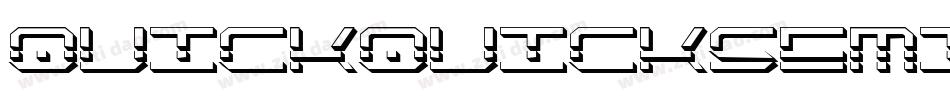 quickquicksemital字体转换