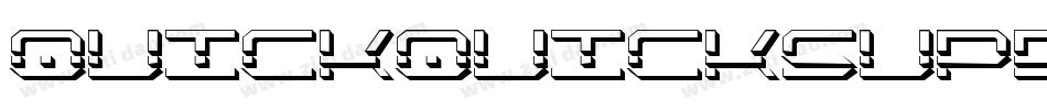quickquicksuperital字体转换