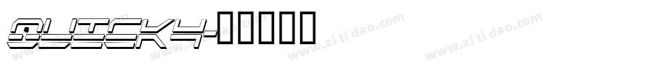 QUICK4字体转换