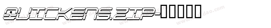 Quickens.zip字体转换