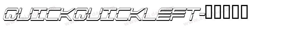 quickquickleft字体转换