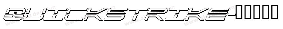 QuickStrike字体转换