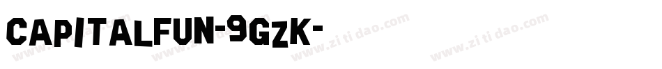 CapitalFun-9GzK字体转换