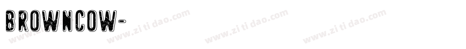 BrownCow字体转换