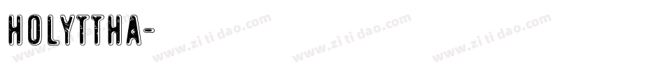 Holyttha字体转换