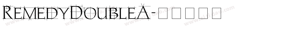 RemedyDoubleA字体转换